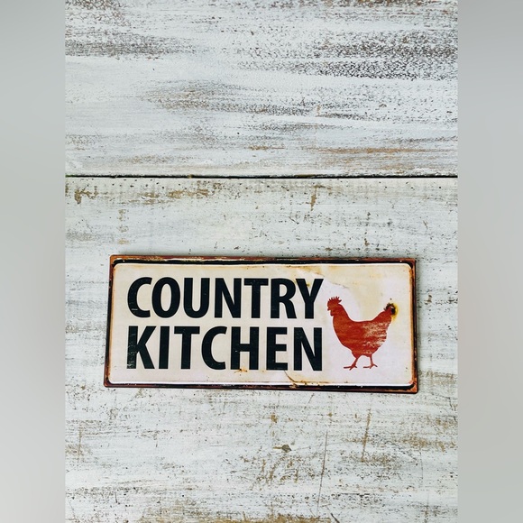*Country Kitchen Metal Sign - Picture 10 of 14
